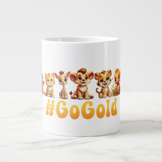 Childhood Cancer Awareness GoGold  Giant Coffee Mug