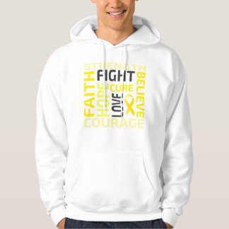 Childhood Cancer Awareness Gold Ribbon Men Women C Hoodie