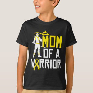 Childhood Cancer Awareness Gold Ribbon Mom Suppor T-Shirt