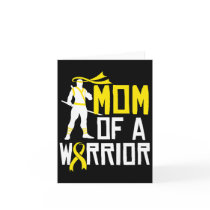 Childhood Cancer Awareness Gold Ribbon Mom Support Card