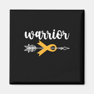 Childhood Cancer Awareness Hope Support Strong War Magnet