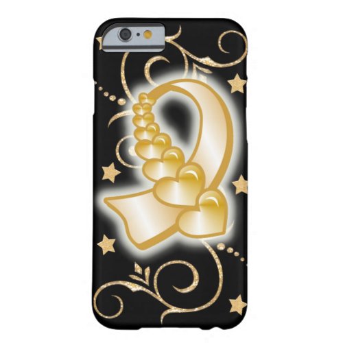 Childhood cancer awareness in gold cell phone case