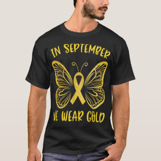 Childhood Cancer Awareness In September We Wear Go T-Shirt