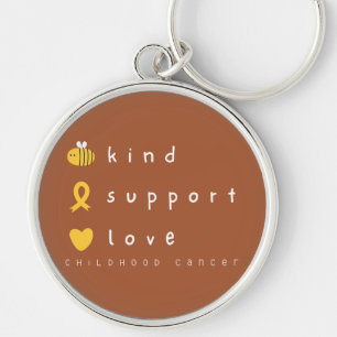 childhood cancer awareness Keychain gift