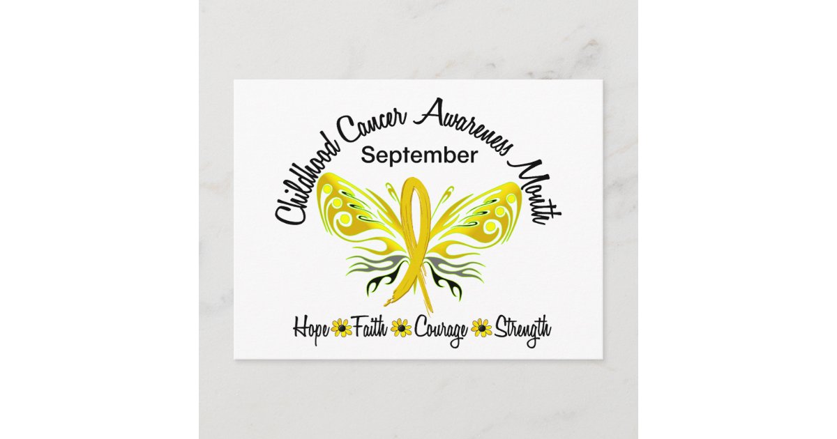 Childhood Cancer Awareness Month Postcard