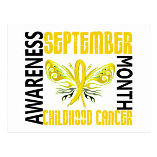 Childhood Cancer Awareness Month September Postcards | Zazzle