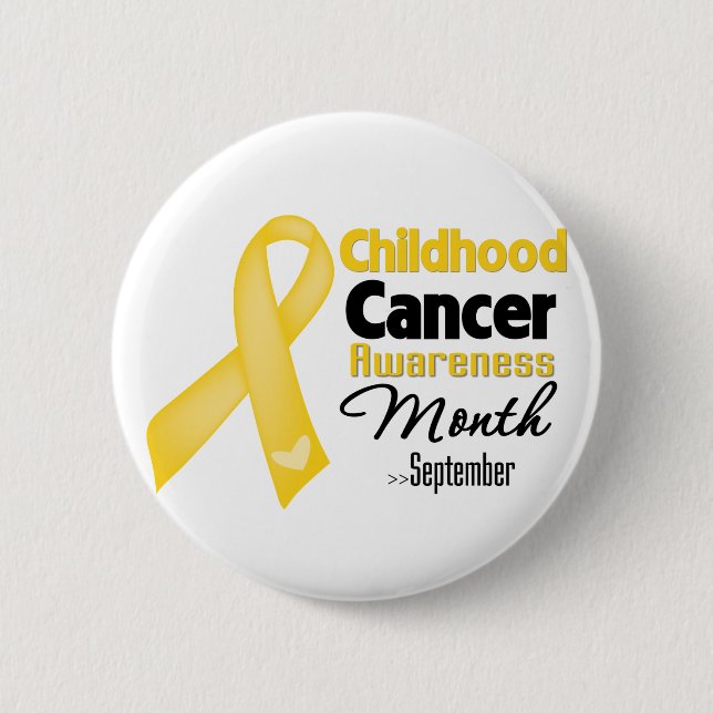 Childhood Cancer Awareness Month Button (Front)