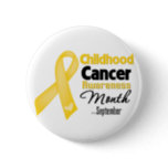 Childhood Cancer Awareness Month Button