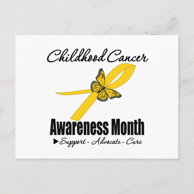 Childhood Cancer Awareness Month Postcard