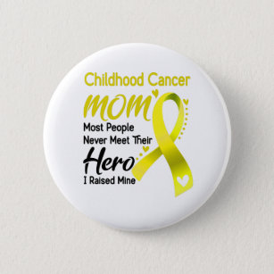 Childhood Cancer Awareness Month Ribbon Gifts Button