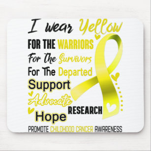 Childhood Cancer Awareness Month Ribbon Gifts Mouse Pad