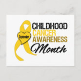 Childhood Cancer Awareness Month Postcard