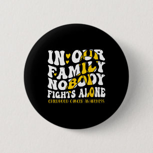 Childhood Cancer Awareness Month Support Family Fa Button