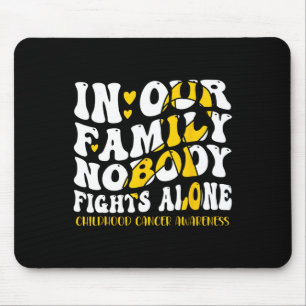 Childhood Cancer Awareness Month Support Family Fa Mouse Pad