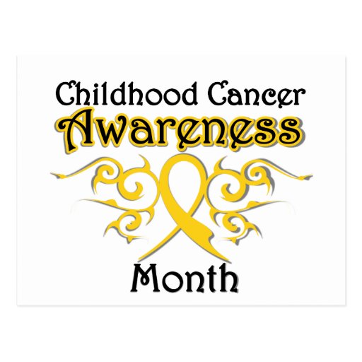 Childhood Cancer Awareness Month September Postcards & Postcard ...