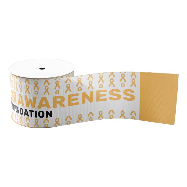 Childhood Cancer Awareness Pattern Ribbon (Spool)