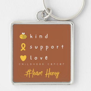 childhood cancer awareness Personalized Keychain