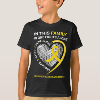 Childhood Cancer Awareness Products Gifts Boys Gir T-Shirt