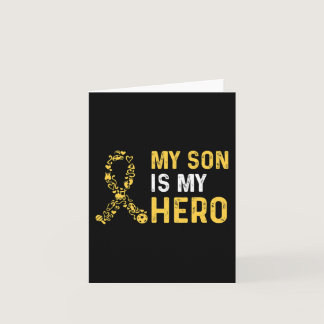 Childhood Cancer Awareness Quote for a Mom of a wa Card