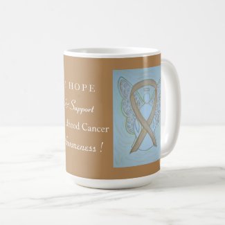 Childhood Cancer Awareness Ribbon Angel Cup or Mug