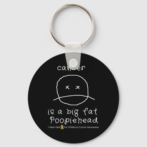 Childhood Cancer Awareness Shirt Fighters  Surviv Keychain