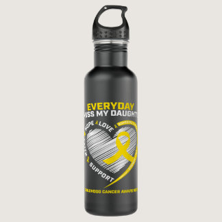 Childhood Cancer Awareness Shirts In Memory Of My  Stainless Steel Water Bottle