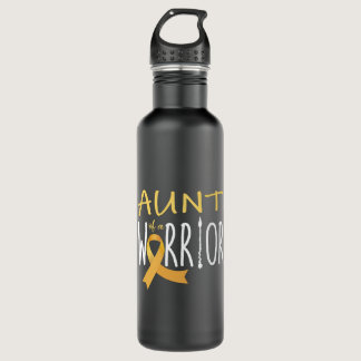 Childhood Cancer Awareness Stainless Steel Water Bottle