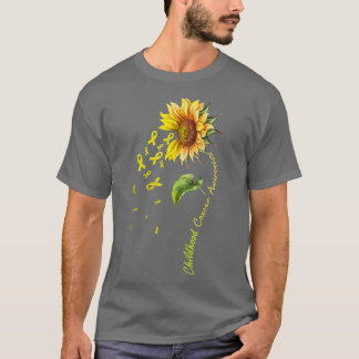 Childhood Cancer Awareness Sunflower921 T-Shirt