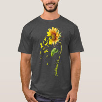 Childhood Cancer Awareness Sunflower 920 T-Shirt