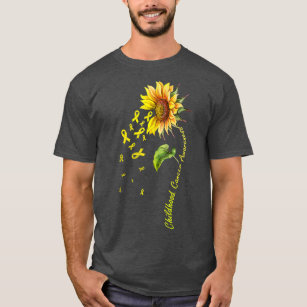 Childhood Cancer Awareness Sunflower 920 T-Shirt