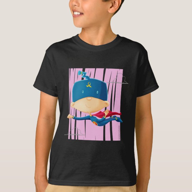 Childhood Cancer Awareness Super GA  T-Shirt (Front)