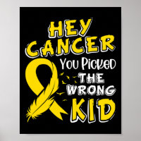 Childhood Cancer Awareness Survivor Wrong Kid Supp