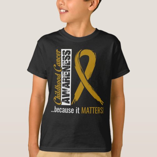 Childhood Cancer Awareness T_Shirt Gift Idea
