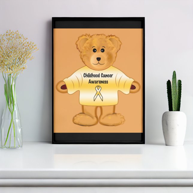 Childhood Cancer Awareness 5 Poster | Zazzle