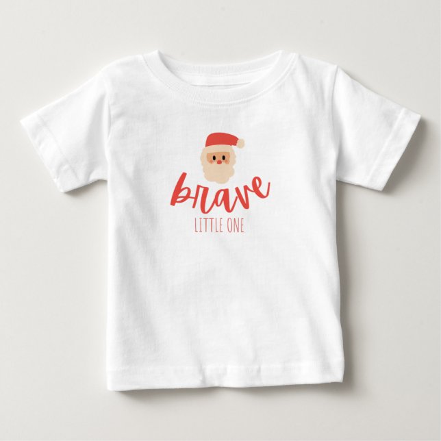 childhood cancer. brave. Christmas Baby T-Shirt  (Front)