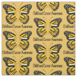 Childhood Cancer Butterfly Awareness Ribbon Fabric
