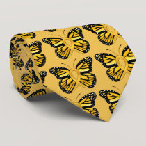 Childhood Cancer Butterfly Awareness Ribbon Neck Tie