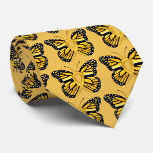 Childhood Cancer Butterfly Awareness Ribbon Neck Tie