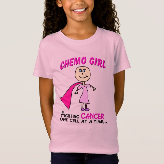 Childhood Cancer Chemo Girl Shirt (Front)