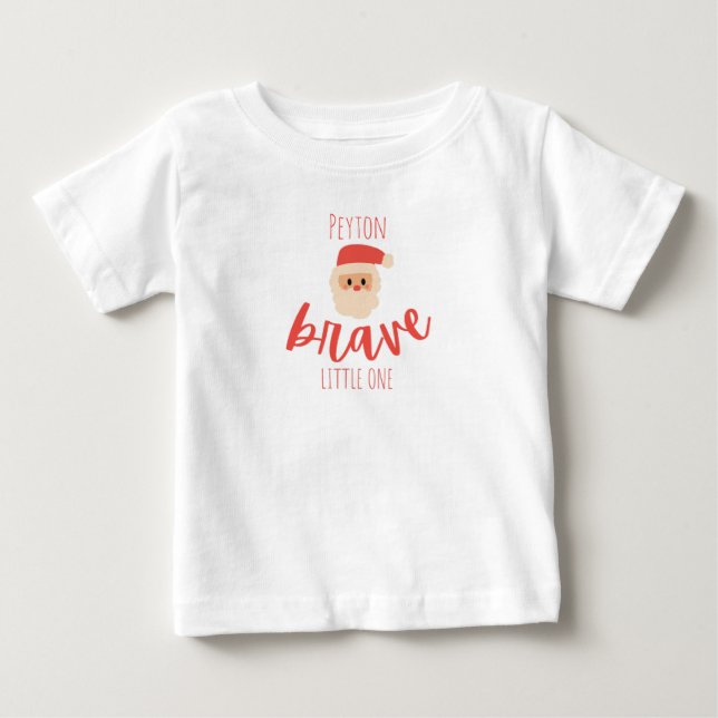 childhood cancer Christmas Custom Baby T-Shirt (Front)