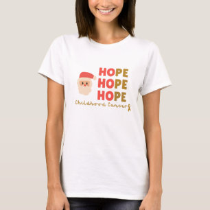 childhood cancer Christmas Holiday Womens T-Shirt