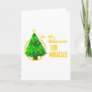 Childhood Cancer Christmas Miracles Holiday Card