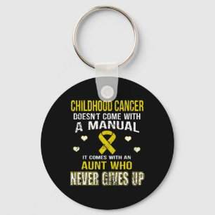 CHILDHOOD CANCER comes with Aunt who never gives u Keychain