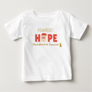 childhood cancer Custom Christmas Baby T-Shirt