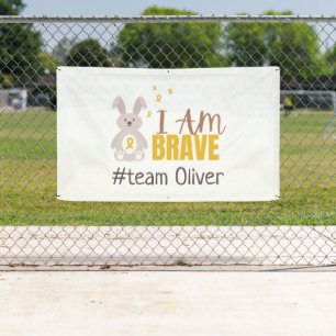 childhood cancer. custom name Banner Outdoor Sign