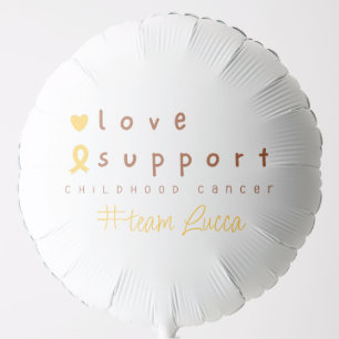 childhood cancer Custom Name Helium Balloons