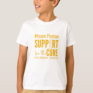 childhood cancer custom support cure Kids T-Shirt