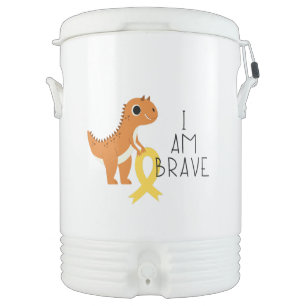childhood cancer cute Igloo Beverage Cooler