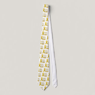 Childhood Cancer For Every…..I Proudly Wear Gold 1 Tie