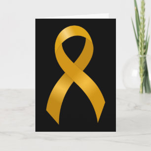 Childhood Cancer Gold Ribbon Card